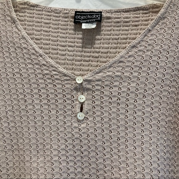 Crop knitted short sleeve top - Picture 3 of 5